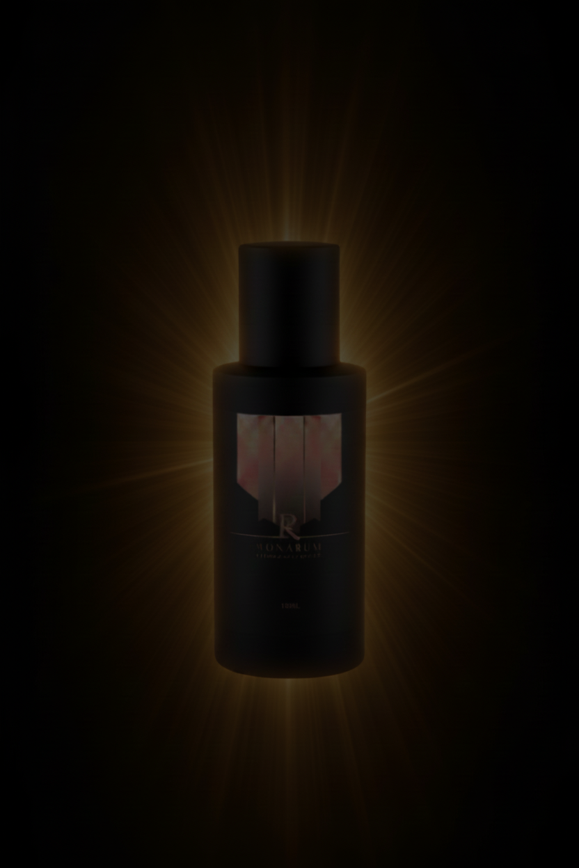 Radiance citrus ginger musk fragrance bottle by R Squared