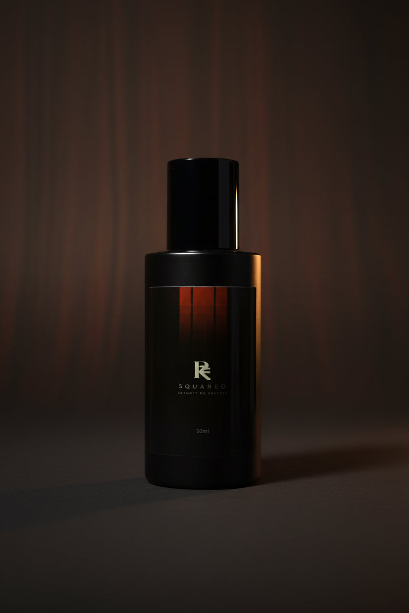 Heartwood cedar sandalwood perfume bottle by R Squared