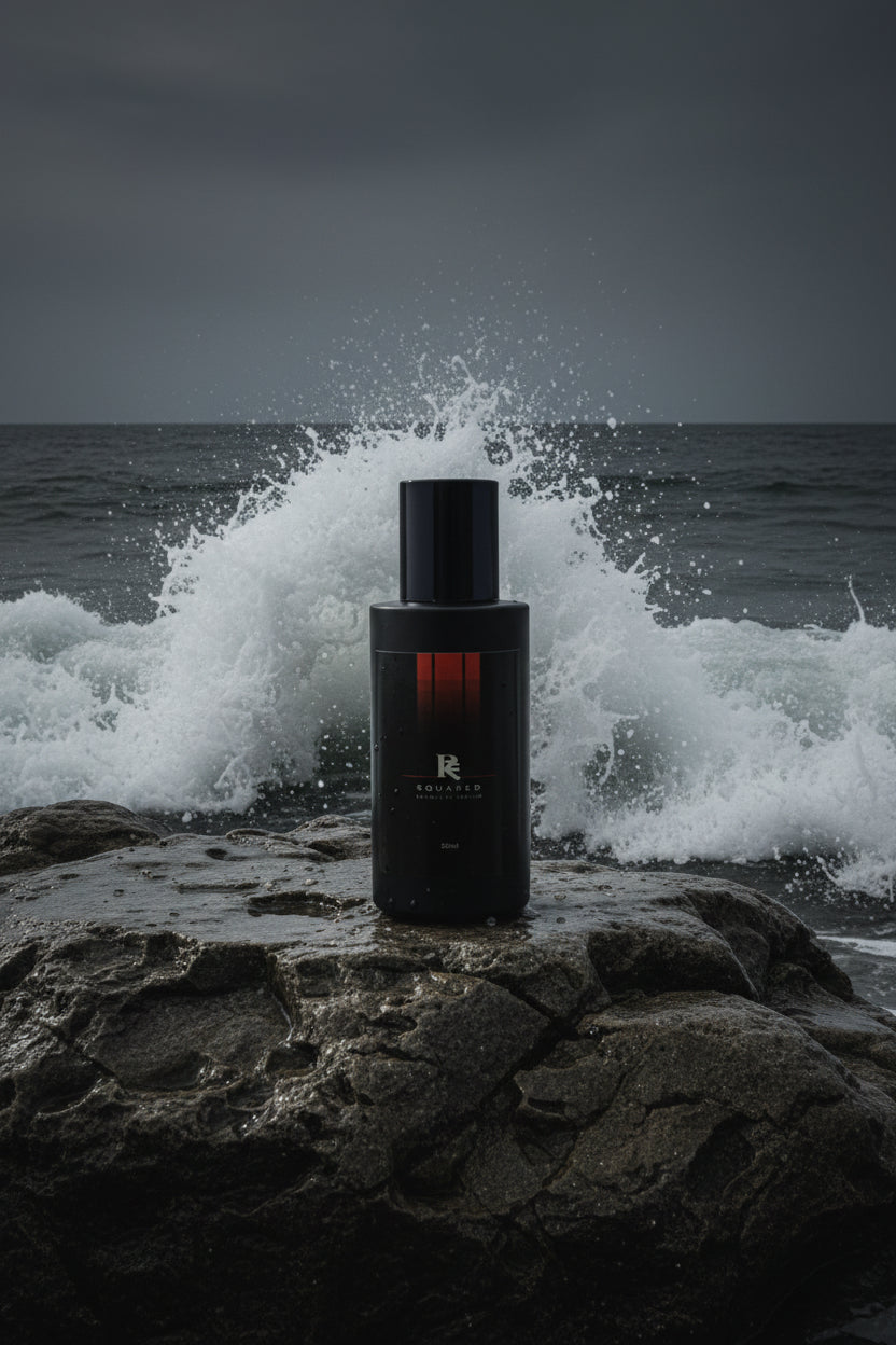Costa marine citrus woody cologne bottle by R Squared